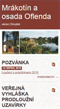 Mobile Screenshot of obecmrakotin.cz